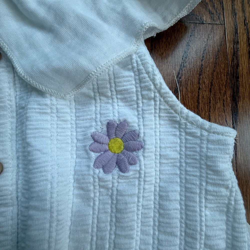 NWOT Zara Ruffled Tank Top Sz 5 - Picture 3 of 7